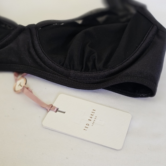 Ted Baker scalloped mesh cupped Bikini top - Picture 5 of 11